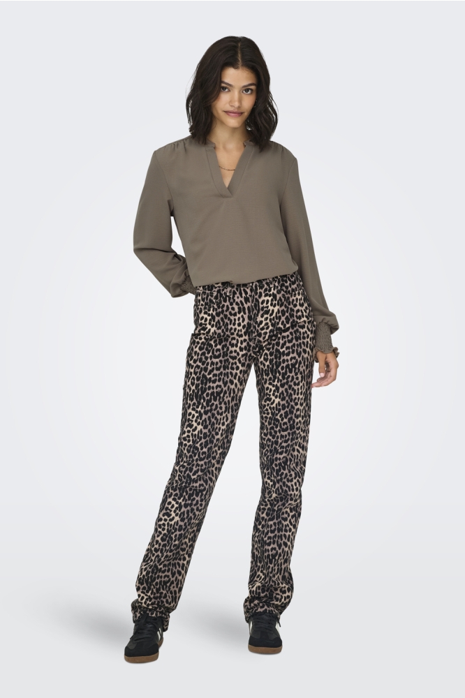 Only bruine dames blouse | Model