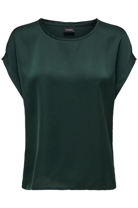 Only groene dames t-shirt | Vooraanzicht