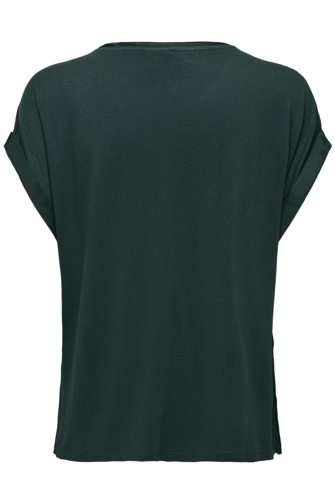 Only groene dames t-shirt | Achteraanzicht