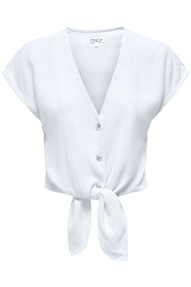 Only witte dames blouse | Vooraanzicht