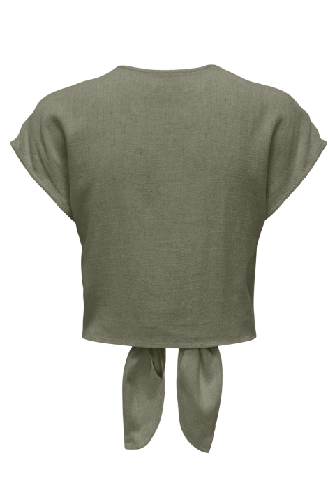 Only groene dames t-shirt | Achteraanzicht