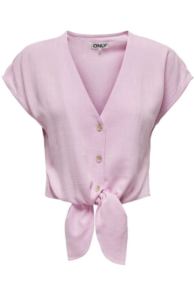 Only roze dames blouse | Vooraanzicht
