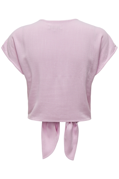 Only roze dames blouse | Achteraanzicht