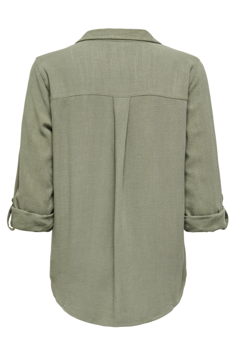 Only groene dames blouse | Achteraanzicht