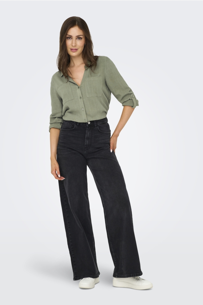 Only groene dames blouse | Model