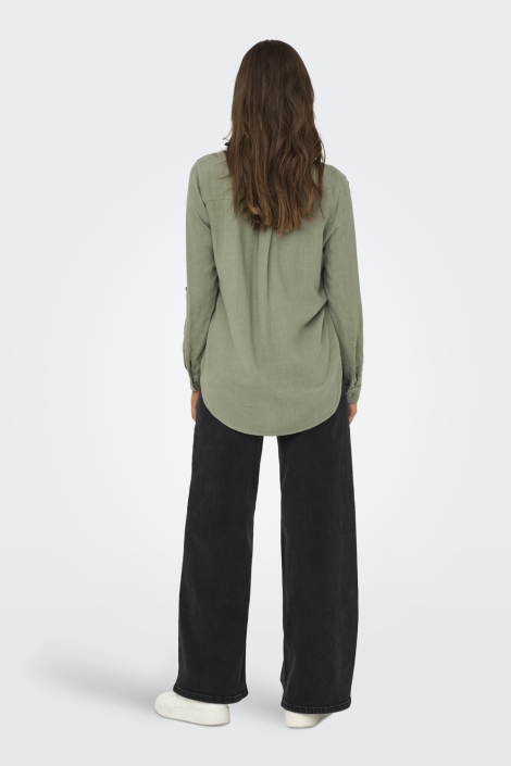 Only groene dames blouse | Model
