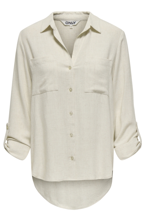 Only beige dames blouse | Vooraanzicht