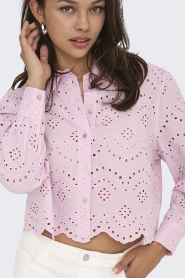 Only onlvalais l/s shirt wvn noos Roze