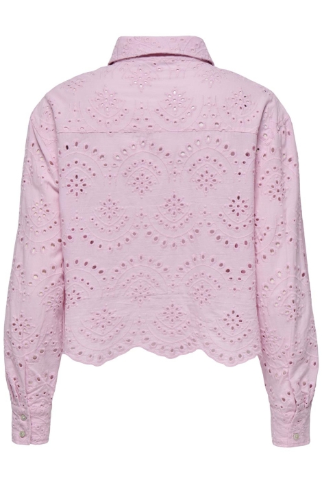 Only roze dames blouse | Achteraanzicht