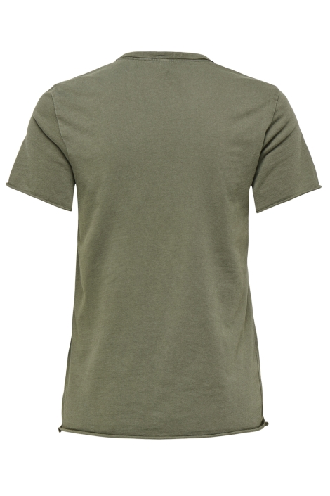 Only groene dames t-shirt | Achteraanzicht