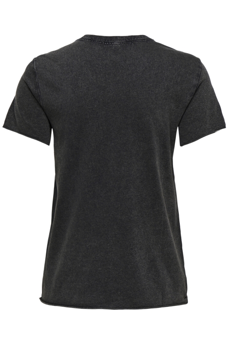 Only zwarte dames t-shirt | Achteraanzicht