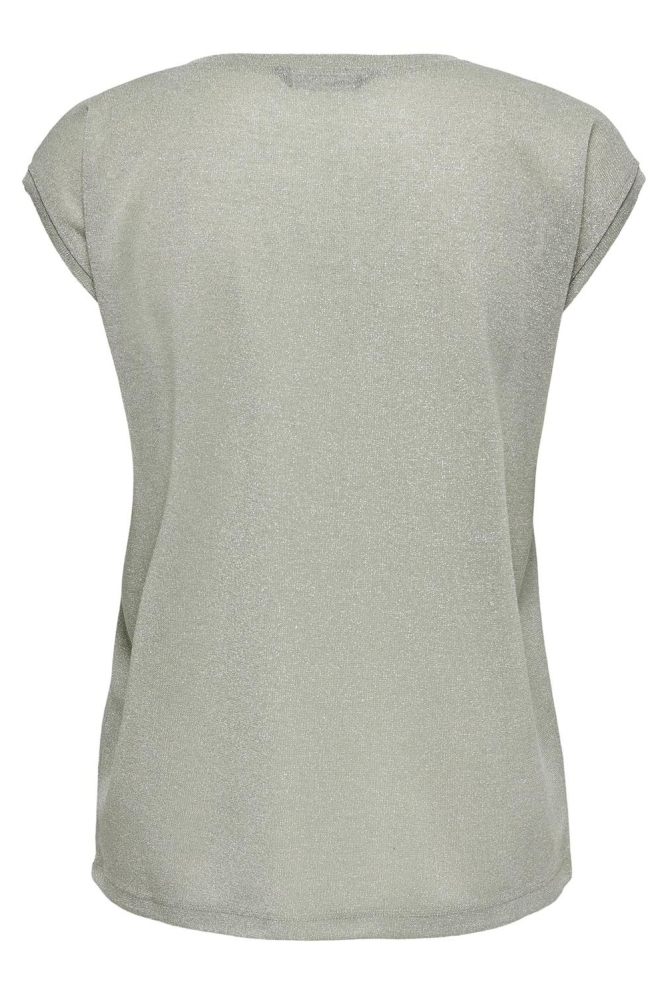 Only groene dames t-shirt | Achteraanzicht