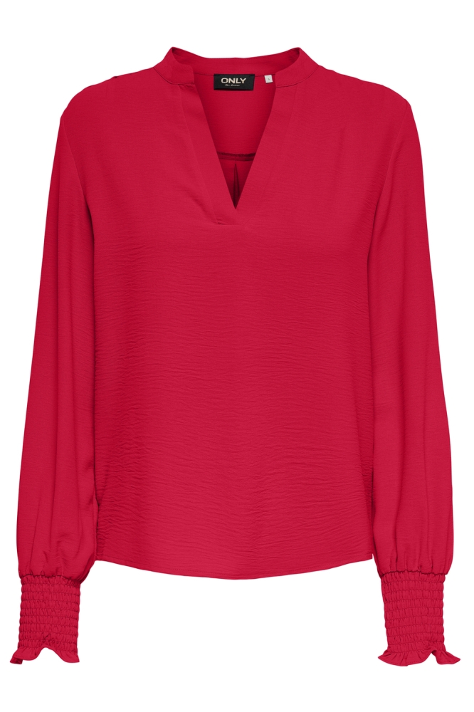 Only rode dames t-shirt | Vooraanzicht