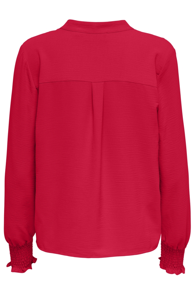 Only rode dames t-shirt | Achteraanzicht