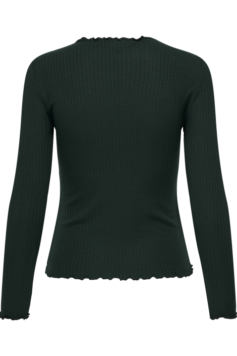 Only groene dames t-shirt | Achteraanzicht