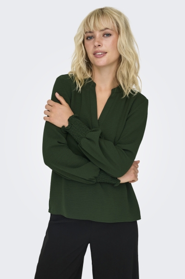 Only ONLMETTE V-NECK LS SMOCK TOP NOOS W 15284309 Duffel Bag