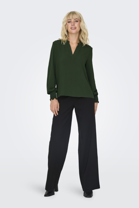 Only groene dames blouse | Model