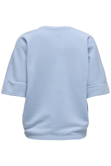 Only blauwe dames t-shirt | Achteraanzicht