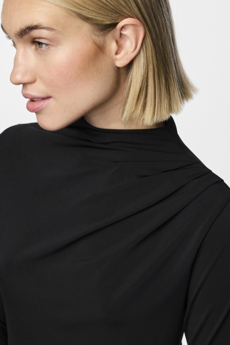 Pieces zwarte dames t-shirt | Close up