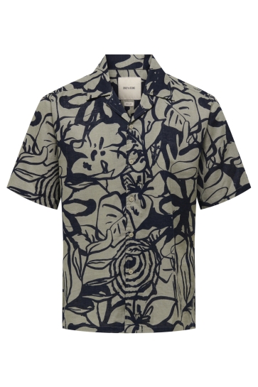 Only & Sons onscaiden reg fit aop shirt Groen