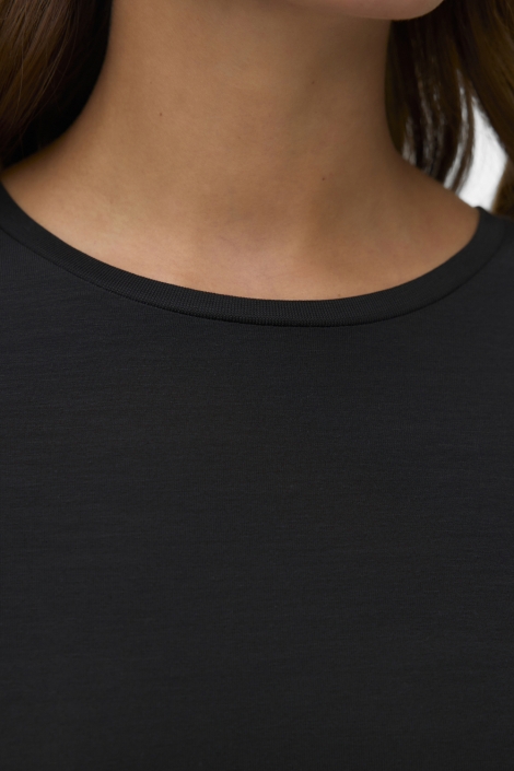 Vero Moda zwarte dames t-shirt | Close up