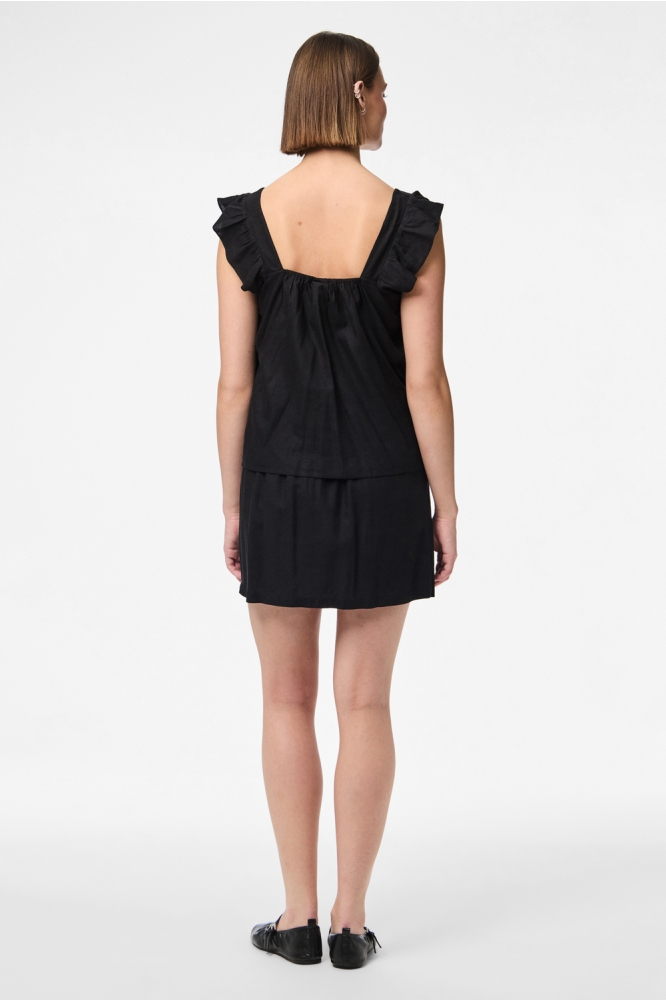 Pieces zwarte dames top | Model