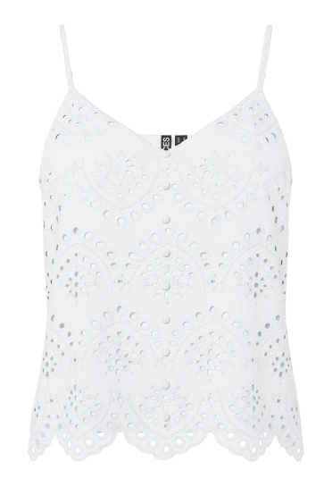 Pieces Top PCVILDE STRAP TOP WVN NOOS 17156563 BRIGHT WHITE