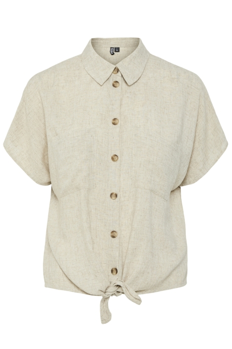 Pieces beige dames blouse | Vooraanzicht