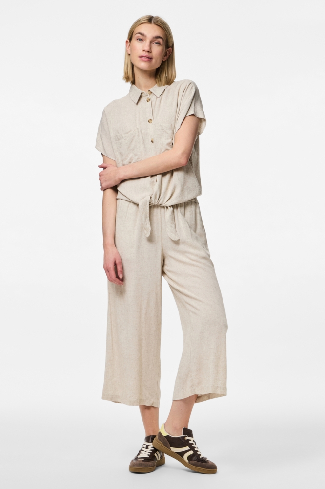 Pieces beige dames blouse | Model