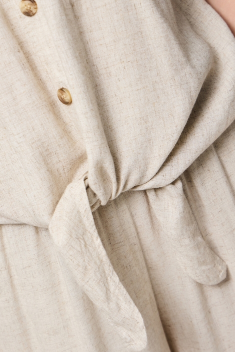 Pieces beige dames blouse | Unique Selling Point