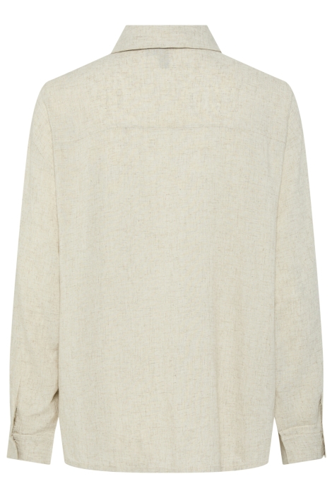Pieces beige dames blouse | Achteraanzicht