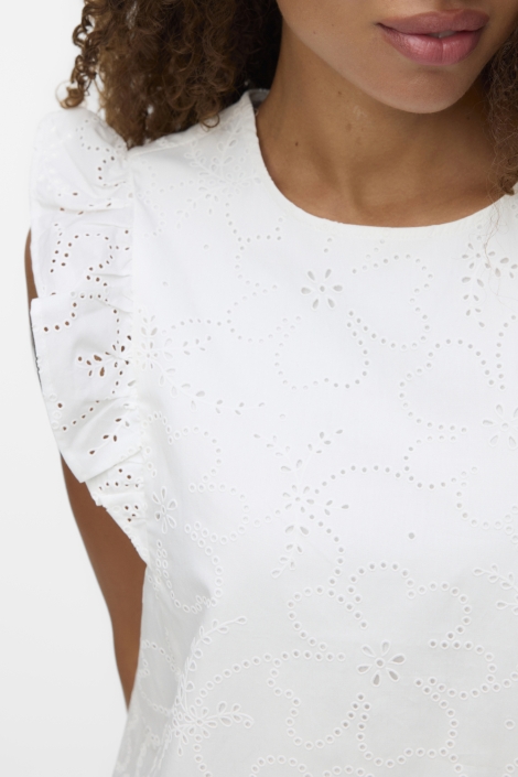 Vero Moda witte dames top | Close up