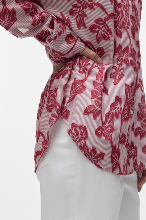 Vero Moda roze dames blouse | Close up