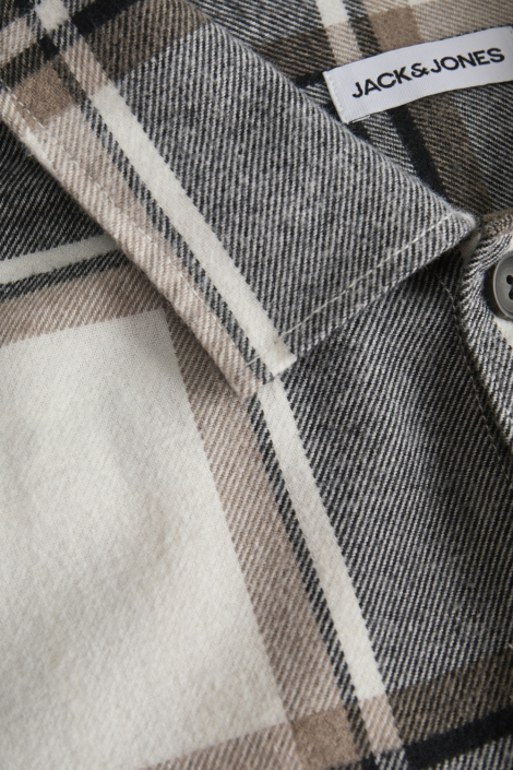 Jack & Jones beige heren overhemd | Kleurstaal