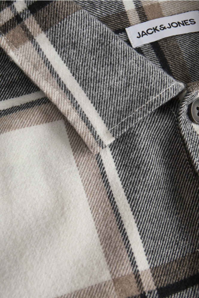 Jack & Jones beige heren overhemd | Kleurstaal
