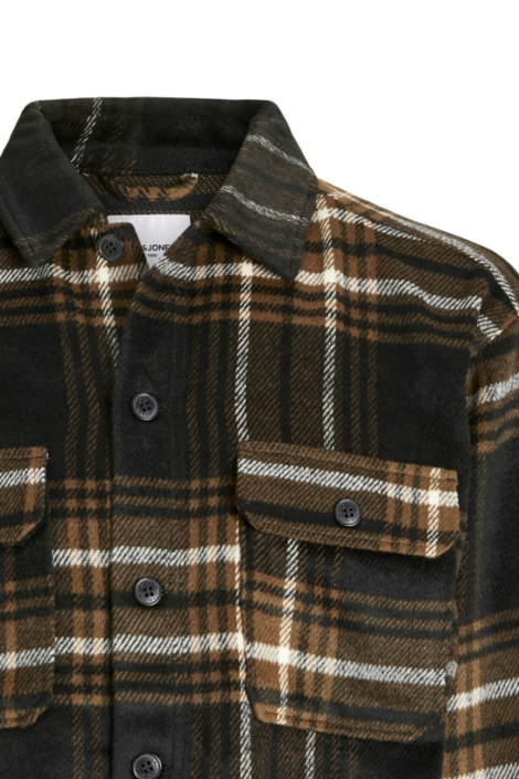 Jack & Jones camel heren overhemd | Close up