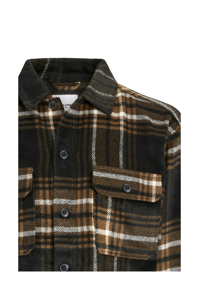 Jack & Jones camel heren overhemd | Close up