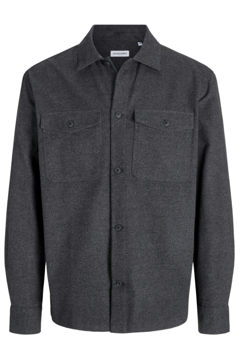 Jack & Jones grijze heren overhemd | Vooraanzicht