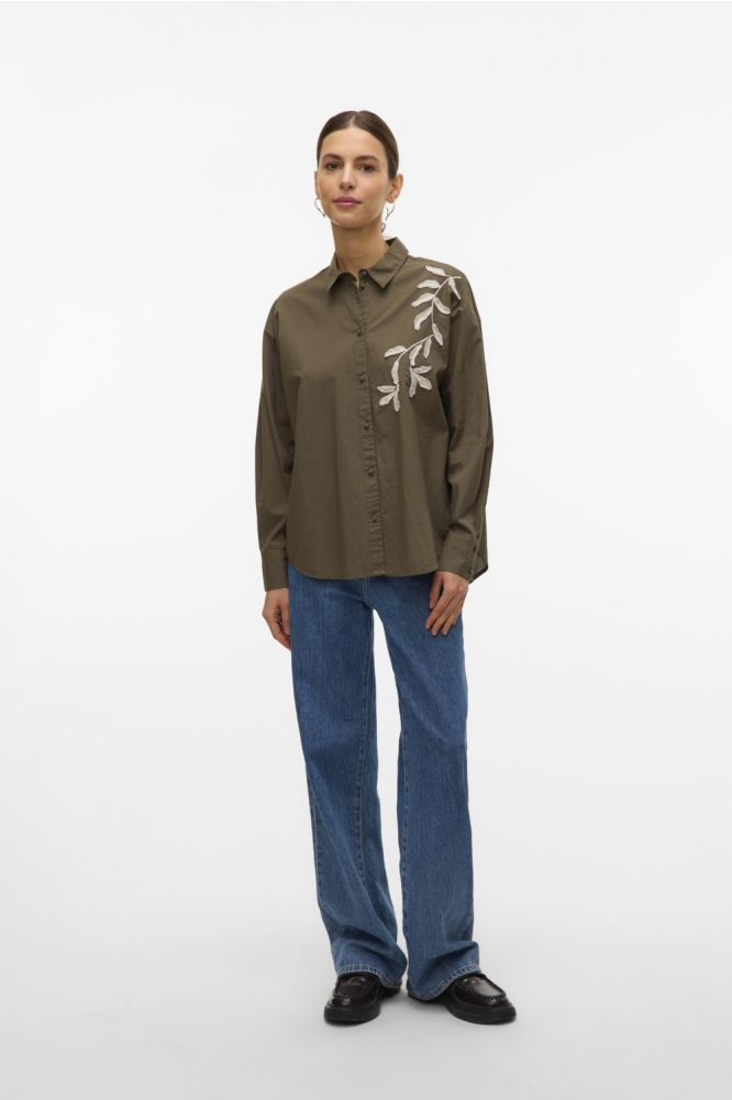 Vero Moda groene dames blouse | Model