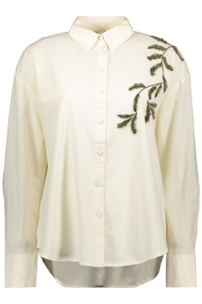 Vero Moda beige dames blouse | Vooraanzicht