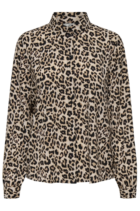 Jacqueline de Yong beige dames blouse | Vooraanzicht