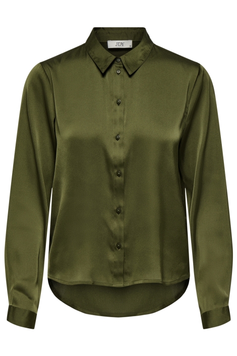 Jacqueline de Yong groene dames blouse | Vooraanzicht