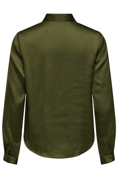 Jacqueline de Yong groene dames blouse | Achteraanzicht