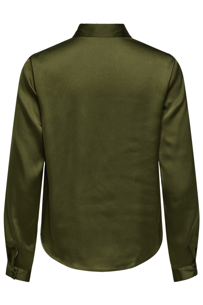 Jacqueline de Yong groene dames blouse | Achteraanzicht