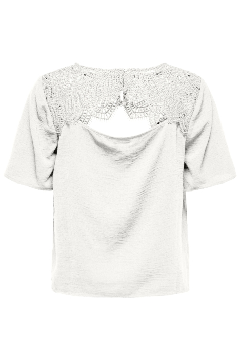 Jacqueline de Yong witte dames t-shirt | Achteraanzicht