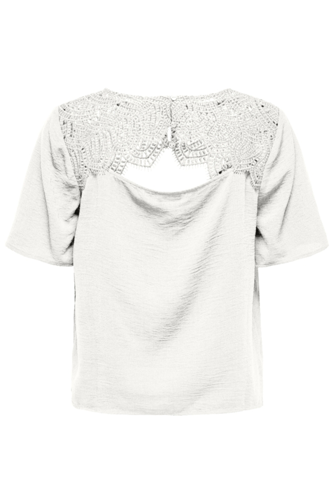 Jacqueline de Yong witte dames t-shirt | Achteraanzicht