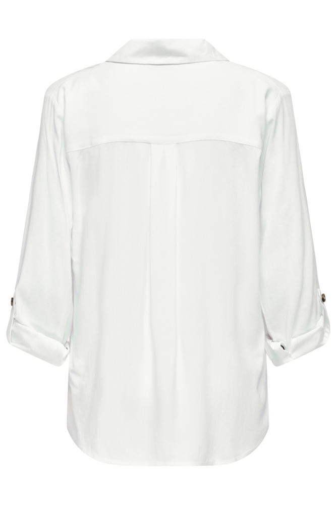 Jacqueline de Yong witte dames blouse | Achteraanzicht