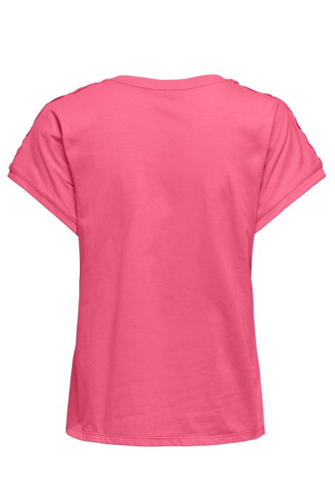 Only roze dames t-shirt | Achteraanzicht