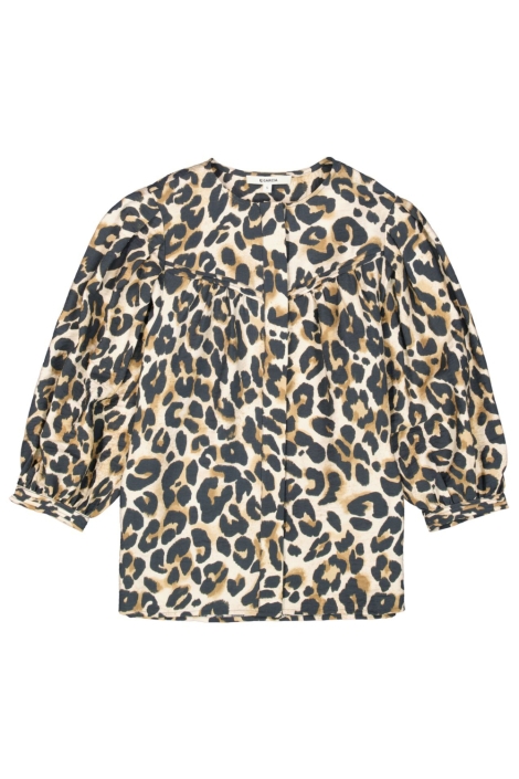 Garcia beige dames blouse | Vooraanzicht