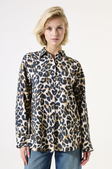 Garcia Blouse BLOUSE MET PRINT H50034 912 ALMOND